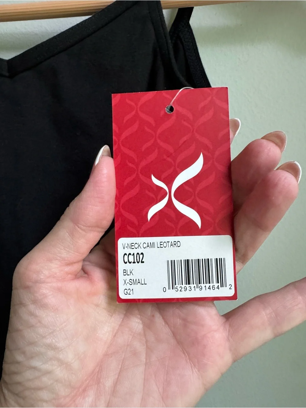 NWT Capezio Black Girls' Camisole Dance Leotard